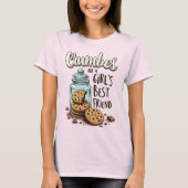 Crumbs sind der beste Freund eines Mädchens - Cook T-Shirt (Vorderseite)