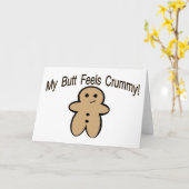 Crummer Hintern Karte (Gelbe Blume)