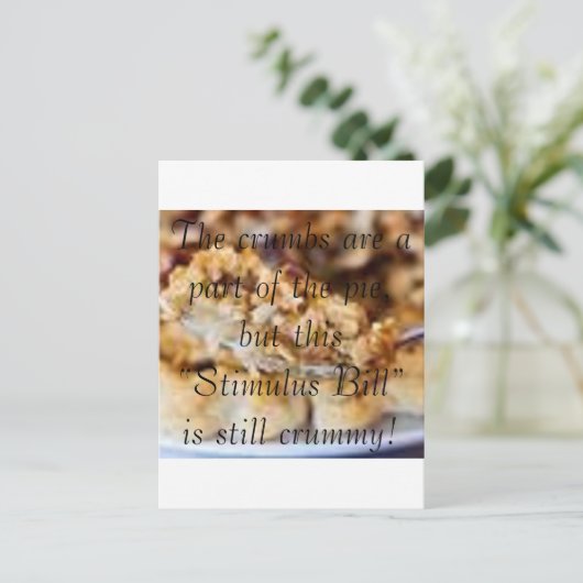 CRUMMY Stimulus Postkarte (Stehend Vorderseite)