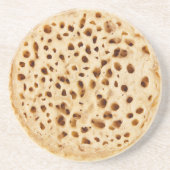 Crumpet auf weiß getränkeuntersetzer (Vorne)