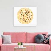 Crumpet auf weiß leinwanddruck (Insitu (Wohnzimmer))