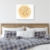 Crumpet auf weiß leinwanddruck (Insitu (Schlafzimmer))
