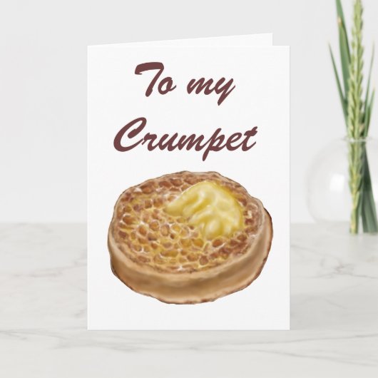 Crumpet-Grußkarten Karte (Vorderseite)