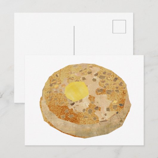 Crumpet Postkarte (Vorne/Hinten)