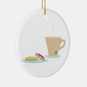 Crumpets & Tee Keramik Ornament (Rechts)