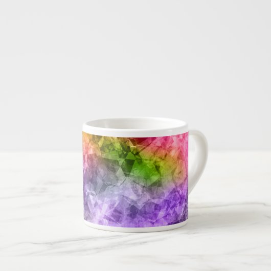 Crumpled Exotic Textur Espressotasse (Vorderseite Rechts)