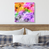 Crumpled Exotic Textur Leinwanddruck (Insitu (Schlafzimmer))