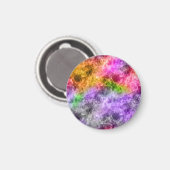 Crumpled Exotic Textur Magnet (Vorderseite/Rückseite)
