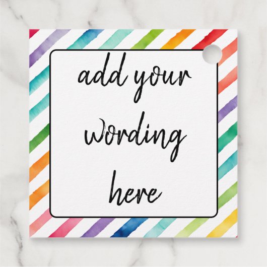 Crumpled Gift Funny Geburtstag Tag Geschenkanhänger (Rückseite)