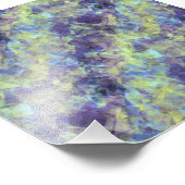 Crumpled Lavendel Textur Fotodruck (Ecke)