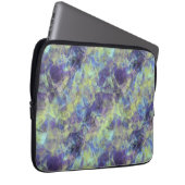 Crumpled Lavendel Textur Laptopschutzhülle (Vorne Rechts)