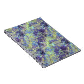 Crumpled Lavendel Textur Notizblock (Rechte Seite)