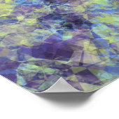 Crumpled Lavendel Textur Poster (Ecke)