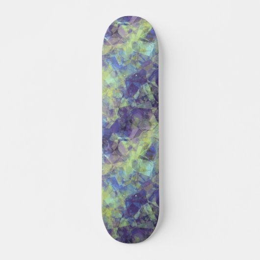 Crumpled Lavendel Textur Skateboard (Vorne)