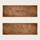 Crumpled Paper Hang Tag (Vorne & Hinten)