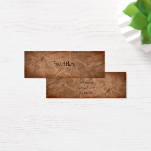 Crumpled Paper Hang Tag (Schreibtisch)