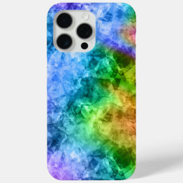 Crumpled Peacock Blue Texture Case-Mate iPhone Hülle