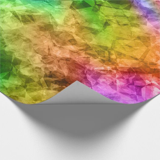 Crumpled Peacock Blue Texture Geschenkpapier (Ecke)