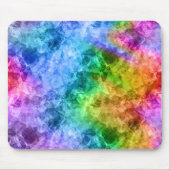 Crumpled Peacock Blue Texture Mousepad (Vorne)