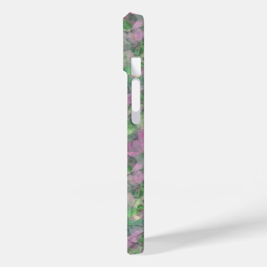 Crumpled Spring Green Texture Case-Mate iPhone Hülle (Rückseite / Links)