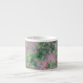 Crumpled Spring Green Texture Espressotasse (Vorderseite)