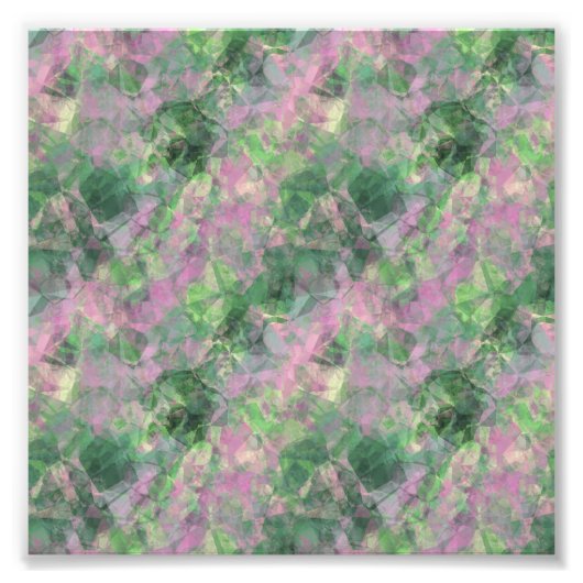 Crumpled Spring Green Texture Fotodruck (Vorne)