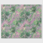 Crumpled Spring Green Texture Geschenkpapier (Flach)