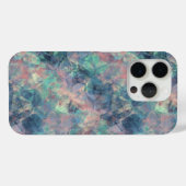 Crumpled Sunset Blue Texture Case-Mate iPhone Hülle (Rückseite (Horizontal))