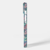 Crumpled Sunset Blue Texture Case-Mate iPhone Hülle (Rückseite / Links)