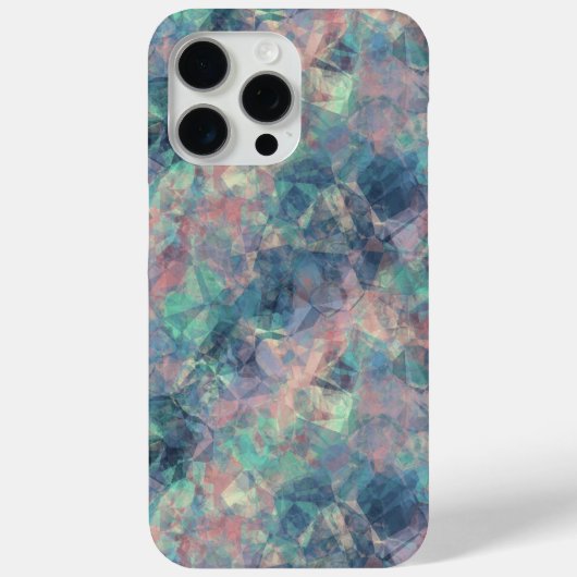 Crumpled Sunset Blue Texture Case-Mate iPhone Hülle (Rückseite)