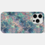 Crumpled Sunset Blue Texture Case-Mate iPhone Hülle (Rückseite (Horizontal))