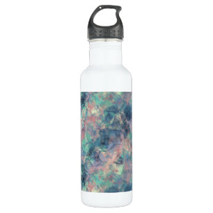 Crumpled Sunset Blue Texture Edelstahlflasche