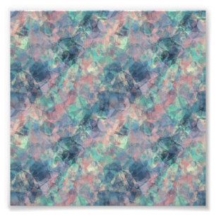Crumpled Sunset Blue Texture Fotodruck