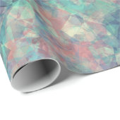 Crumpled Sunset Blue Texture Geschenkpapier (Rolleneckpunkt)