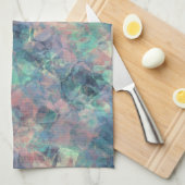Crumpled Sunset Blue Texture Handtuch (Viertel Falte)