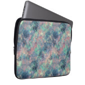 Crumpled Sunset Blue Texture Laptopschutzhülle (Vorne Rechts)