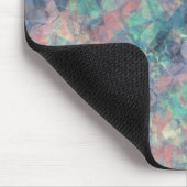 Crumpled Sunset Blue Texture Mousepad (Ecke)