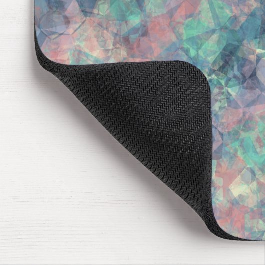 Crumpled Sunset Blue Texture Mousepad (Ecke)