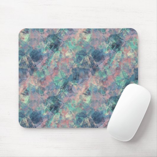 Crumpled Sunset Blue Texture Mousepad (Mit Mouse)