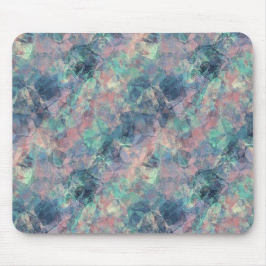 Crumpled Sunset Blue Texture Mousepad (Vorne)