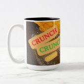 Crunch-Crunch-Tasse Zweifarbige Tasse (Links)