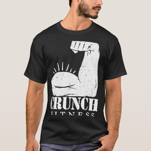 Crunch Fitness Fitness Gym T-Shirt (Vorderseite)