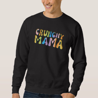 Crunch-Mama Natürliches Stillen Moderner Hippie Sweatshirt