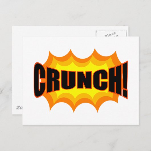 Crunch! Postkarte (Vorne/Hinten)