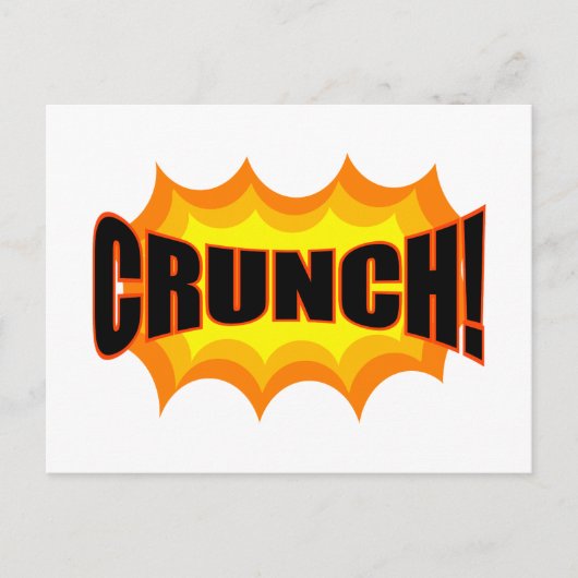 Crunch! Postkarte (Vorderseite)