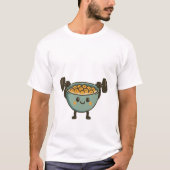 Crunch Time- Funny Cereal Gym Workout  T-Shirt (Vorderseite)