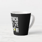 Crunch Time Soccer Cat Gift for Coaches & Athletes Milchtasse (Rechte Ecke)