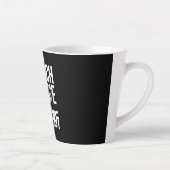 Crunch Time Soccer Cat Gift for Coaches & Athletes Milchtasse (Rechts)