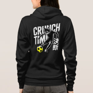 Crunch Time Soccer Katze - Anime Stil Athletik Hoodie