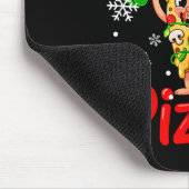 Crunches Dann Zzas Weihnachten Santa Zza Gewichthe Mousepad (Ecke)